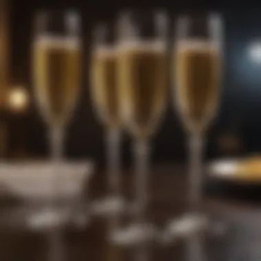 Elegant Champagne Flutes Champagne Flutes Filled with Sparkling Elegance