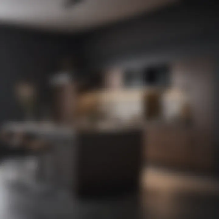 Sophisticated Palette for Dark Kitchen Walls