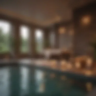 Pampering Spa Escape Luxurious spa setting with candles and relaxation elements