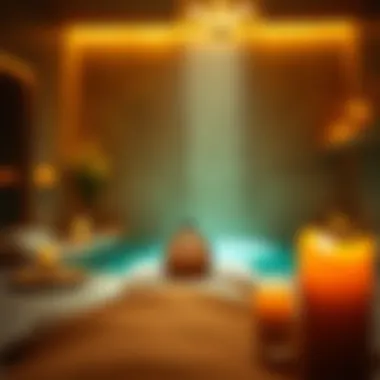 Rejuvenating Spa Experience Individual enjoying rejuvenating spa therapy