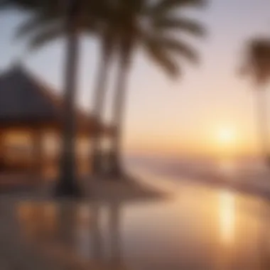 Spectacular Beachfront Resort at Dawn