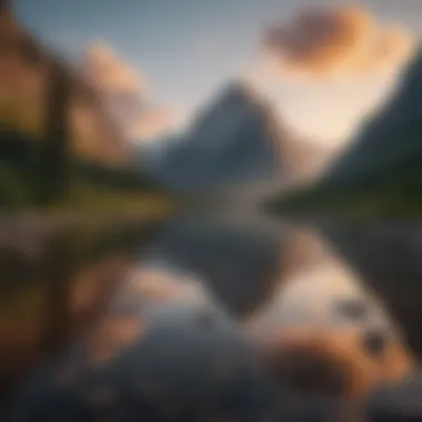 Sunrise Reflections at Glacier National Park