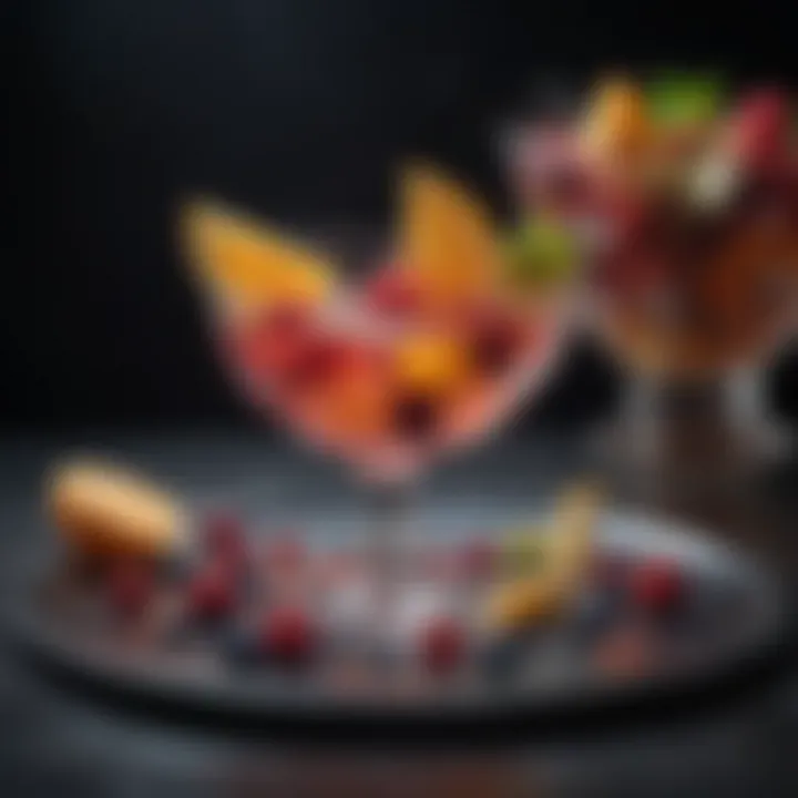 Surrealist Fusion of Flavors and Colors