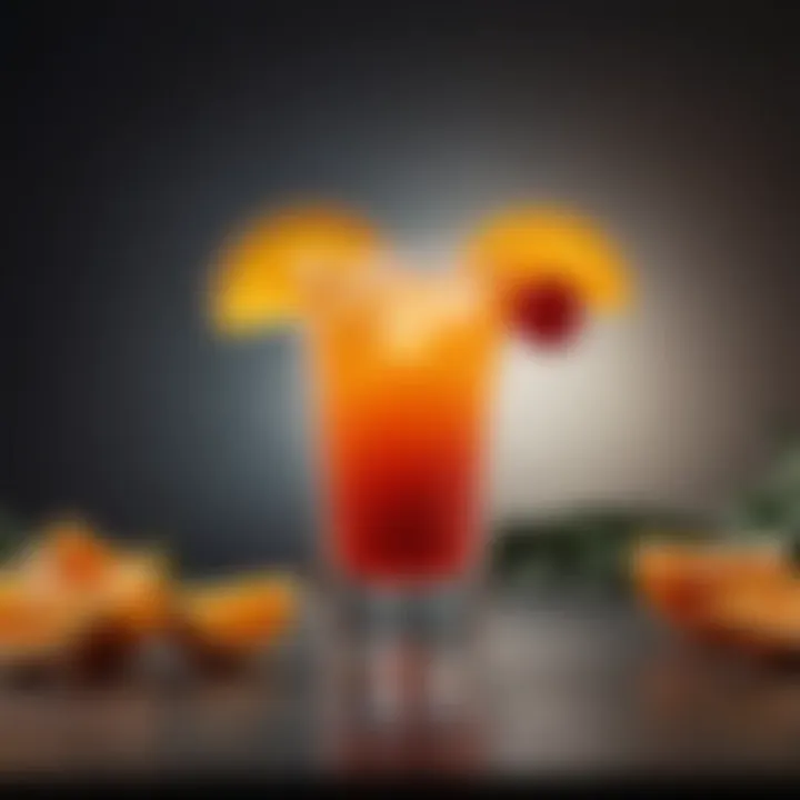 Tequila Sunrise Cocktail