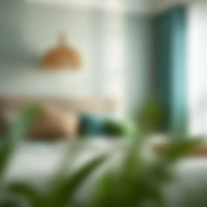 Textile Choices: Enhancing Serenity with Color Textiles and decor elements enhancing bedroom ambiance