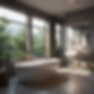 Modern Aesthetics of Soaking Tubs Contemporary bathroom showcasing a stylish soaking tub