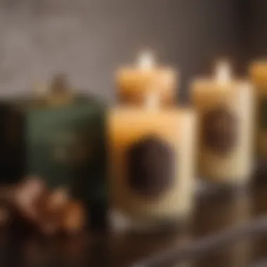 Sustainability in Luxury Candles Sustainable luxury candles highlighting eco-friendly packaging and materials