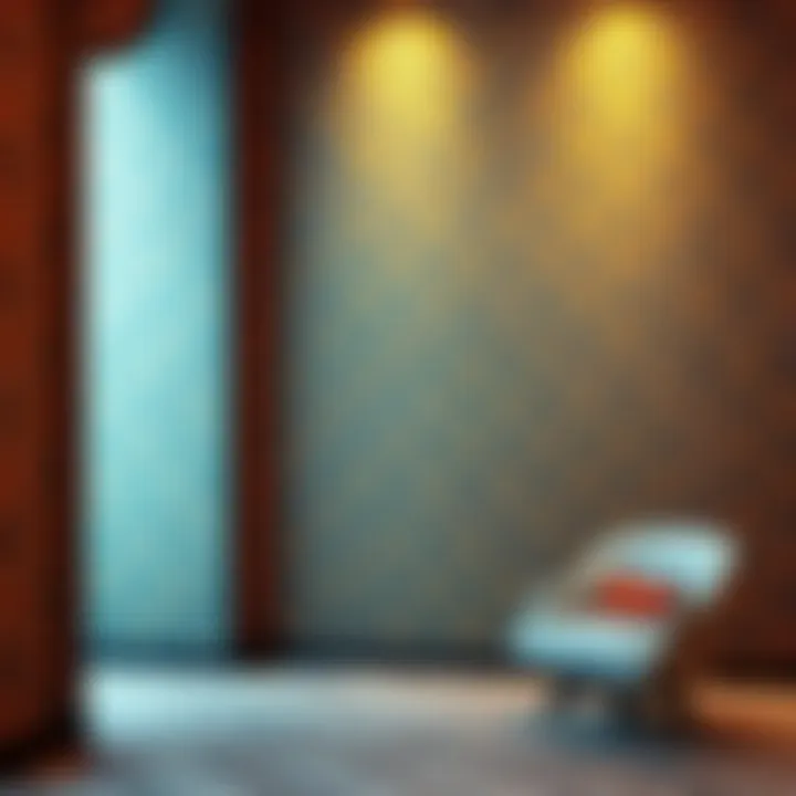 Luxurious wallpaper showcasing intricate patterns