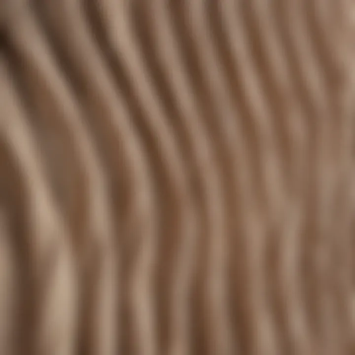 Close-up of intricate pleating in fabric light shades