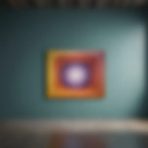 Color palette showcasing harmonious wall color combinations
