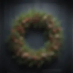 A beautiful assortment of natural materials for wreath-making