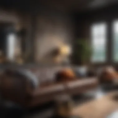 Trendy lounge furnishings and accessories for refinement