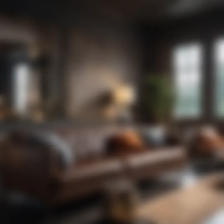 Trendy lounge furnishings and accessories for refinement