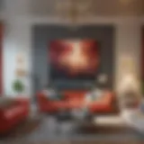 A beautifully painted living room showcasing an inviting color palette