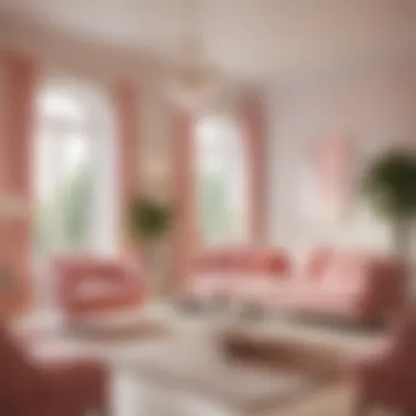 Bright Living Room with Airy Pastel Shades A bright and airy living room infused with pastel shades that enhance natural light.