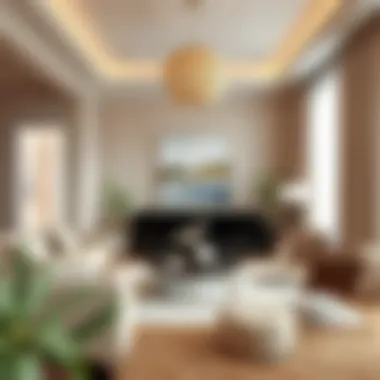 Elegant Neutral Shades in Living Space Elegant Neutral Shades in Living Space