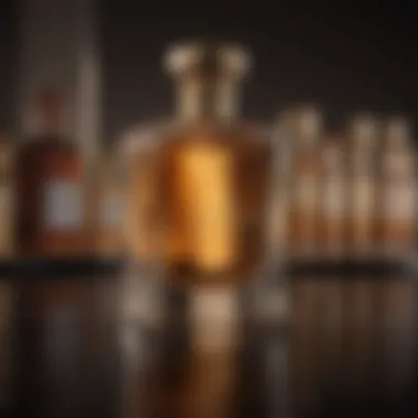 The Pinnacle of Exclusive Fragrance Brands Elegant display of exclusive perfume brands