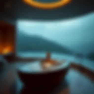 Serene spa experience at a luxury hotel