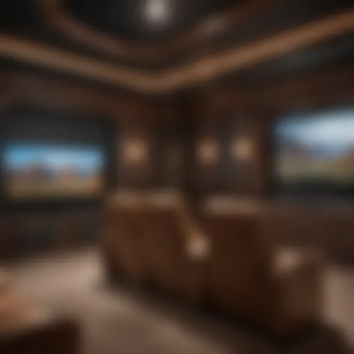 State-of-the-Art Home Theater with Plush Seating
