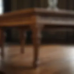 A beautifully crafted Regency table showcasing intricate woodwork