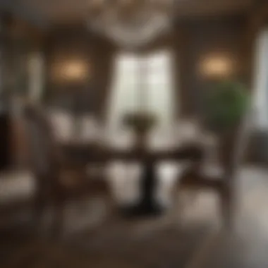 Luxurious Dining with a Regency Table Elegant Regency table set for a luxurious dining experience