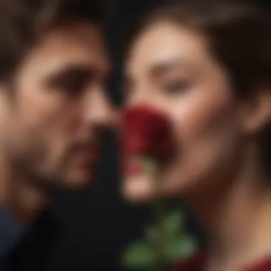 Passionate Love and the Red Rose The deep red rose symbolizing passionate love