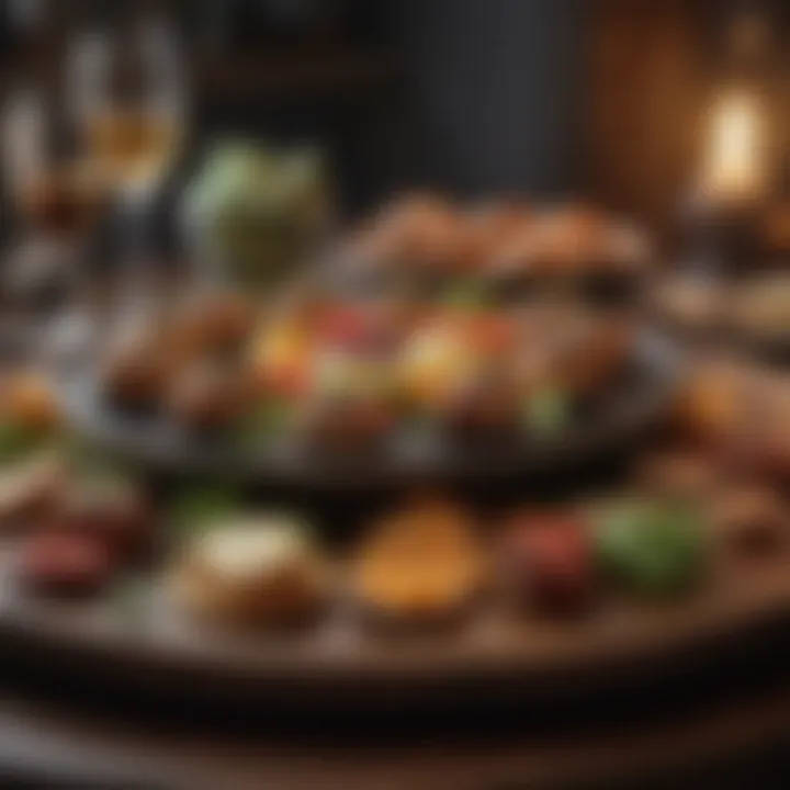 Culinary delights presented artfully