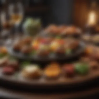 Artful Presentation of Culinary Delights Culinary delights presented artfully