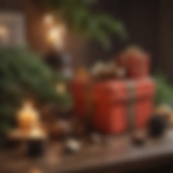 Sustainable gift choices arranged aesthetically