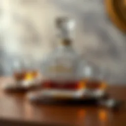 A personalized whiskey decanter set for fathers who appreciate fine spirits