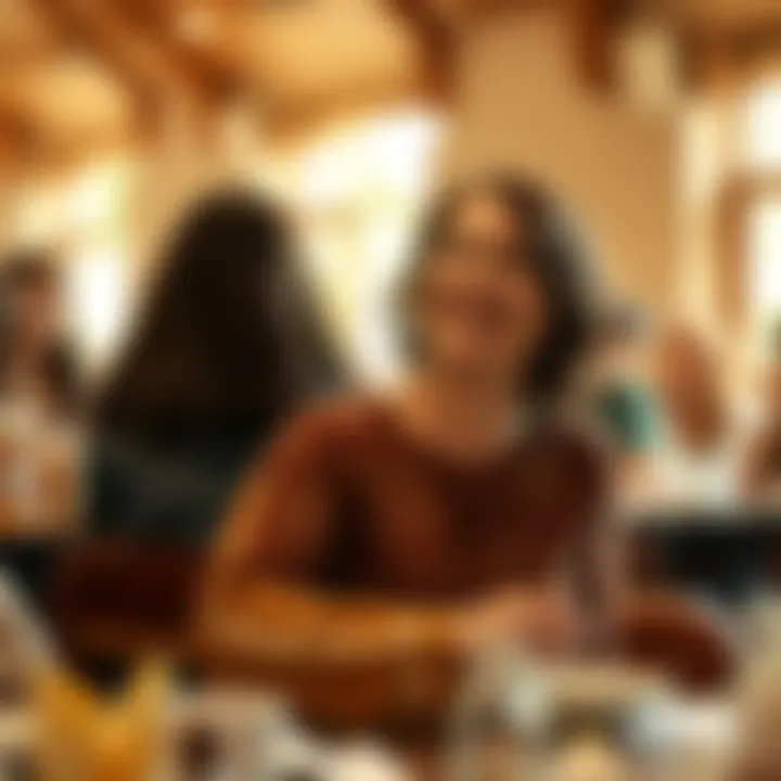 Engaging Workshop Experience A joyful person engaging in an immersive workshop experience