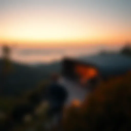 Tranquil Retreat Experience A serene landscape showcasing a tranquil retreat destination