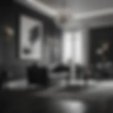 Sophisticated Simplicity: Black & White Harmony Timeless Elegance with Classic Black and White Palette