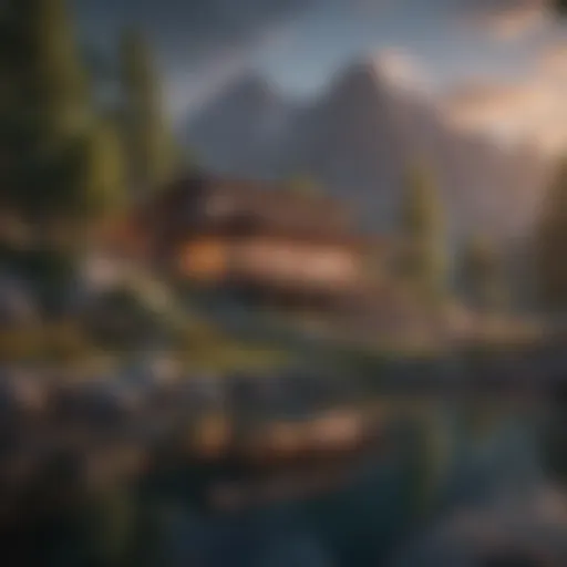 Tranquil Oasis in the Mountains