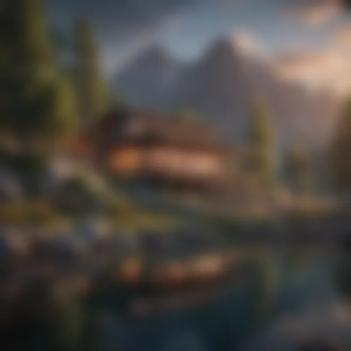 Tranquil Oasis in the Mountains