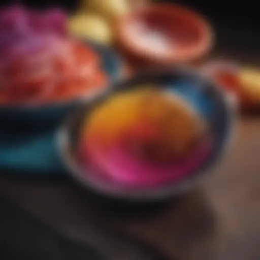 Vibrant color palette showcasing contemporary design elements