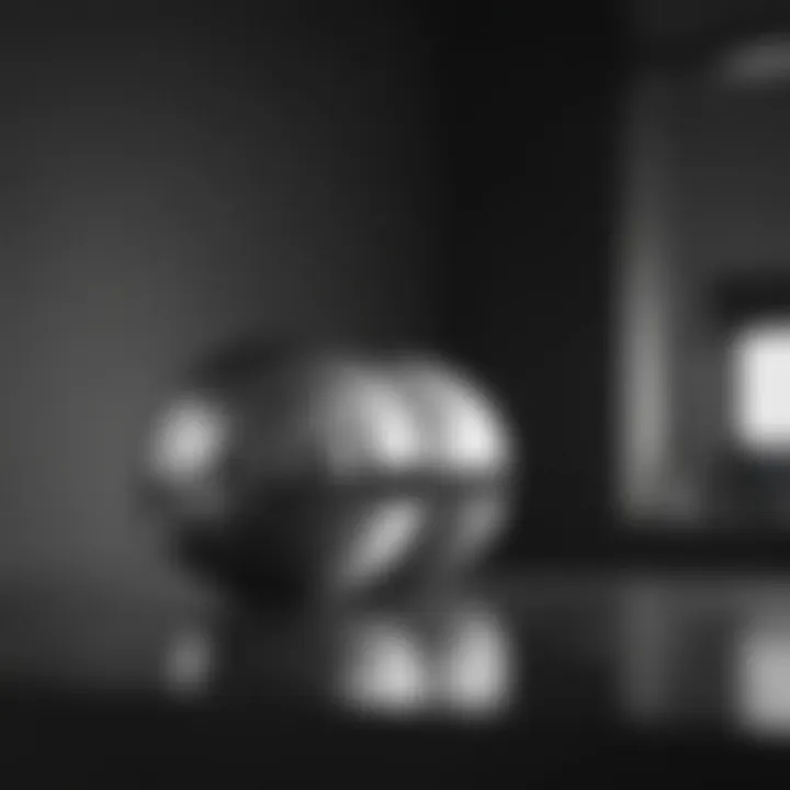 Minimalistic monochrome color scheme