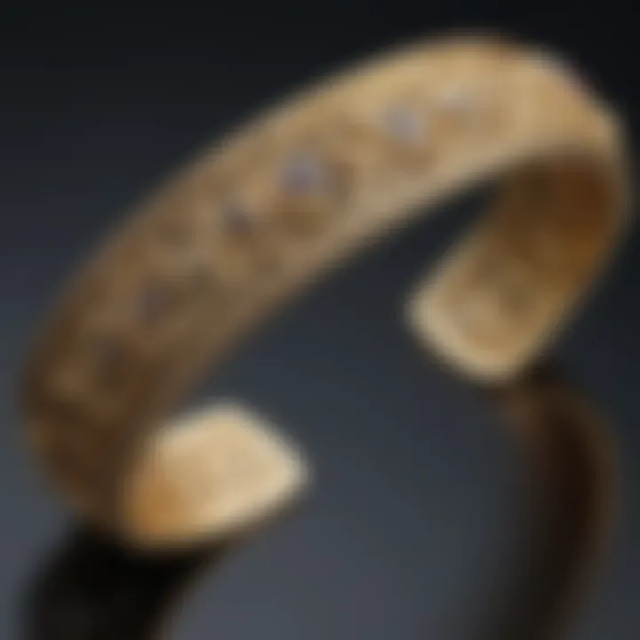 Intricate Gold Bracelet from a Trendsetting USA Jewellery Brand