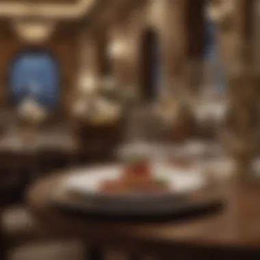 Fine Dining Decor Detail