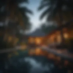 Exotic paradise getaway