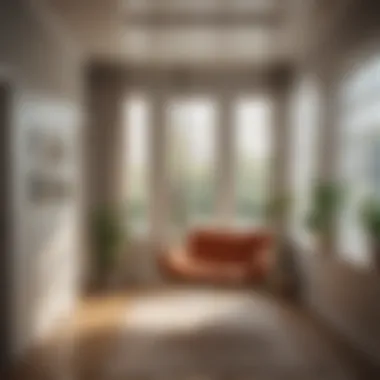 Versatile Integration of Hanging Room Swing in Interior Interior of a room showcasing the versatility of hanging room swings
