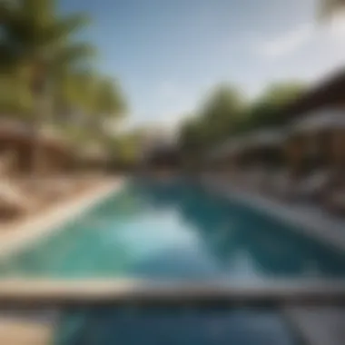 Lavish Resort Poolside Haven Spa Resort Poolside Oasis with Sparkling Water