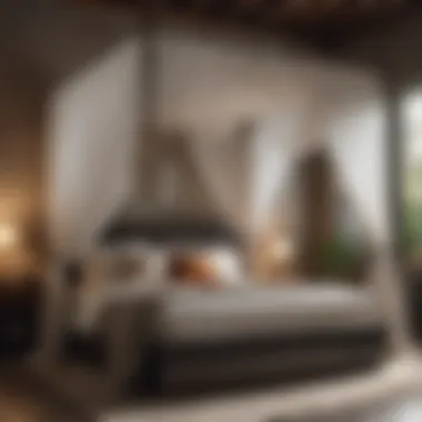 Personalized Features of a Customized Canopy Bed Customized canopy bed with personalized features