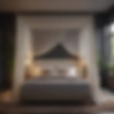 Contemporary Canopy Bed in Modern Decoration Modern canopy bed in contemporary decor