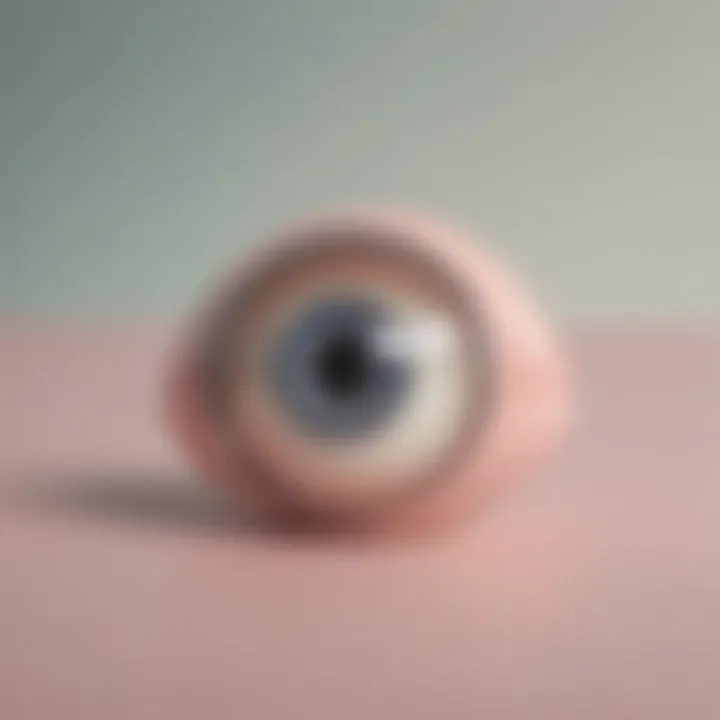 Minimalist color composition with soft pastel hues