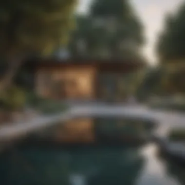 Elegance in Outdoor Landscape Rendering by Architect Elegant Outdoor Landscape Render by Architect