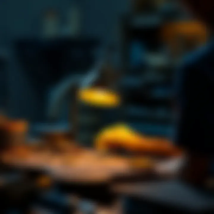 Artisan at work, highlighting the craftsmanship behind the Perlee collection
