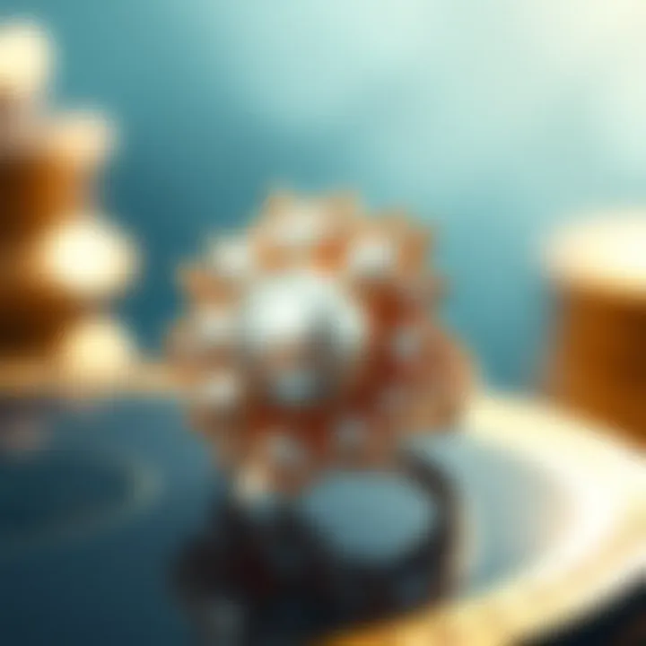 Intricate design of the Van Cleef & Arpels Perlee ring showcasing its signature pearls