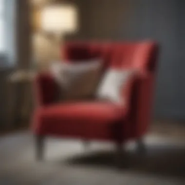 Plush Velvet Accent Chair