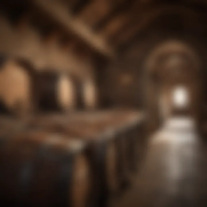 Vineyard Barrel Room Aesthetic